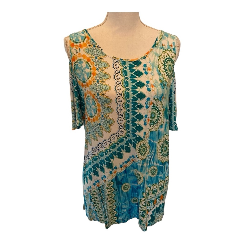 Chico’s soft cold shoulder top